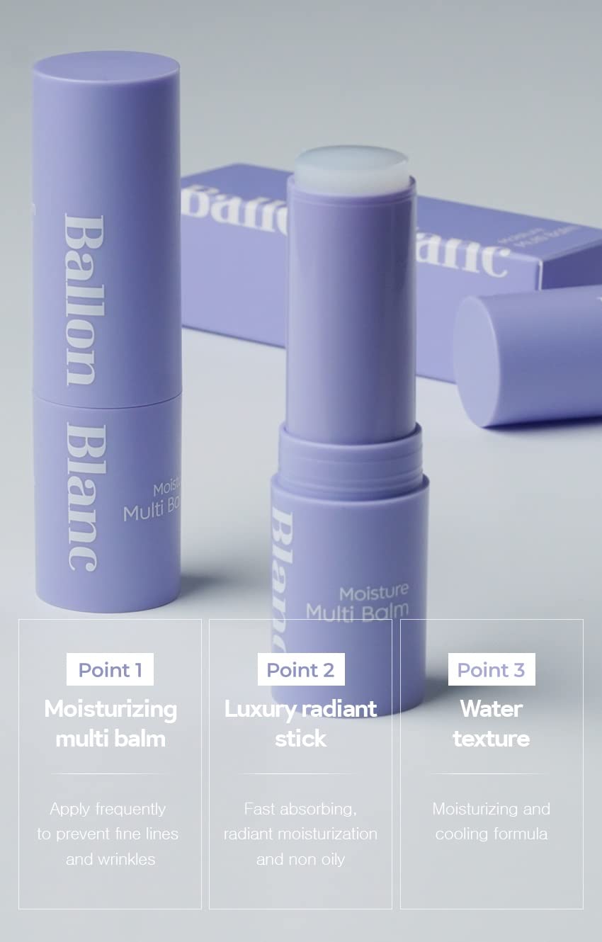 Blanc Therapy Moisture Multi Balm | Daily Anti-Aging Wrinkle Balm Stick for Face & Neck